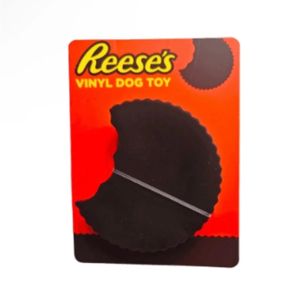 Reese's Vinyl Dog Toy - Black